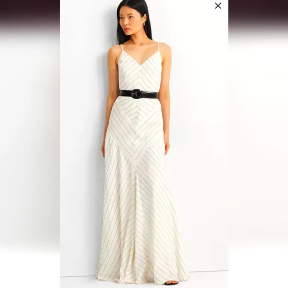 Ralph Lauren | Dresses | Ralph Lauren Chevron Gown Winter Cream | Poshmark Ralph Lauren | Dresses | Ralph Lauren Chevron Gown Winter Cream | Poshmark
